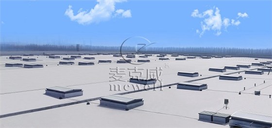 特斯拉三角形上開式電動排煙天窗