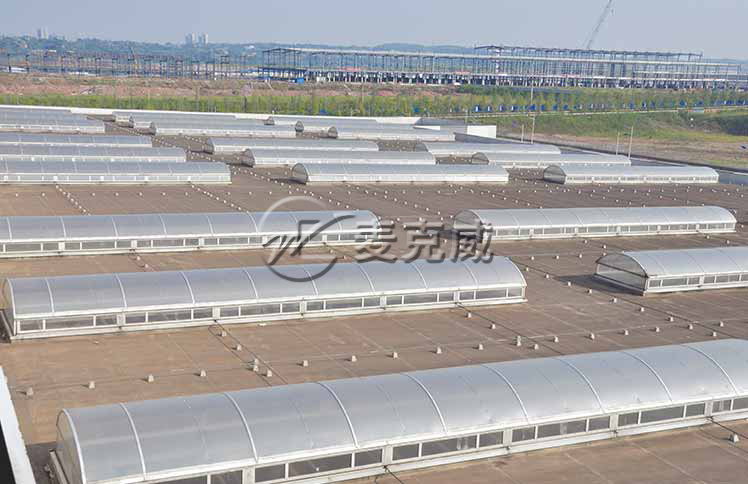 上汽菲亞特聯合動力廠房電動采光排煙天窗工程項目